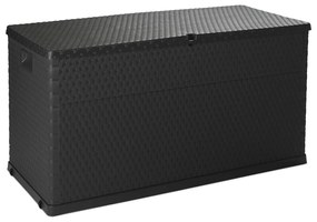 Ciemnoszara skrzynia ogrodowa Rattan – Toomax