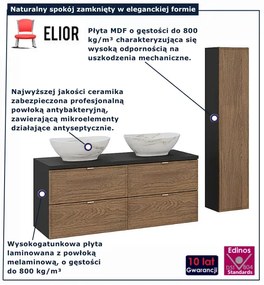 Nowoczesny zestaw mebli łazienkowych z umywalkami F3-A71