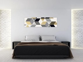 Obraz - Kształty geometryczne N⁰1 (170x50 cm)