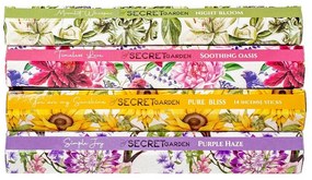 Zestaw kadzidełek Arome Secret garden, 4 zapachy