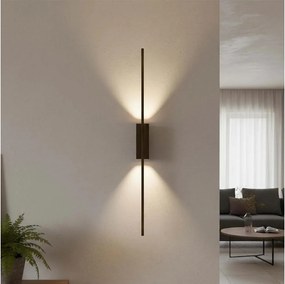 Kinkiet LED AISHA LED/12W/230V 4000K 80 cm czarny