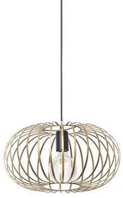 Designerska lampa wisząca mosiądz 39 cm - JohannaDesignerski Oswietlenie wewnetrzne