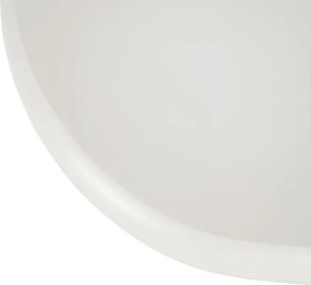 Stolik Kawowy EMILE 110 cm Biały Japandi