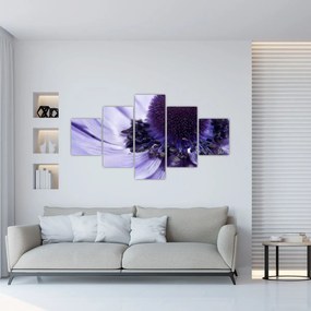 Obraz - Fioletowy kwiat (125x70 cm)