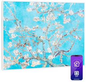 Klarstein Wonderwall Art Smart 500W 60x80cm Obraz na podczerwień Kwiaty