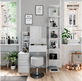 Stół o jamierze biały 80x36x131.6 conrada