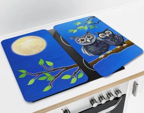 Szklane płyty ochronne SOWY na kuchenkę – 2 sztuki, WENKO