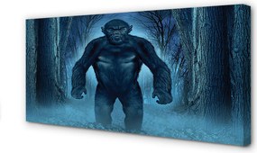 Obraz na płótnie Goryl w Lesie
