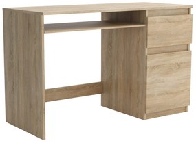Biurko komputerowe młodzieżowe szkolne 120 cm REMI1 Dąb Sonoma