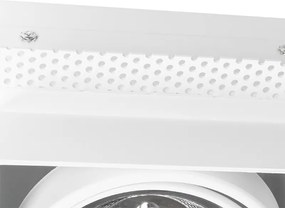 Wpuszczany reflektor biały GU10 AR111 bez obramowania regulowany - Oneon