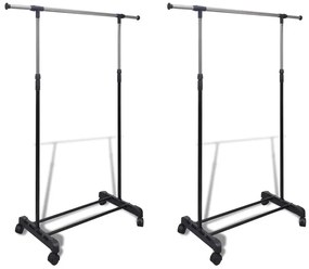 Regulowany Zestaw Wieszaków Na Kółkach D8-G91