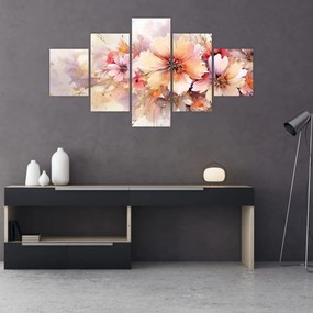 Obraz - Kwiaty (125x70 cm)
