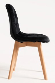 Zestaw 4 Krzese Kelen Aksamitne