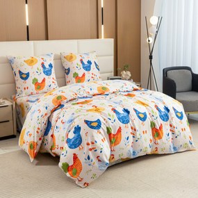 PrzytulneMieszkanie.pl PrzytulneMieszkanie.pl Pościel z mikrofibry HENRIETTA kolorowa Rozmiar pościeli: 2 szt 70 x 90 cm | 200 x 220 cm