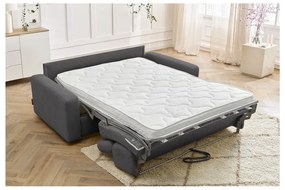 Ciemnoszara rozkładana sofa 215 cm Monaco – Bobochic Paris