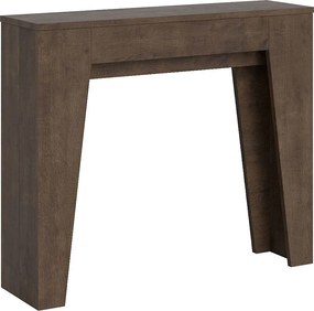 Konsola rozkładana 90x25/181 cm Narrow Orzech