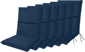 Doppler CITY 4420 niski - zestaw 6 szt. zestaw 6 szt. poduszek na krzesło z niskim oparciem