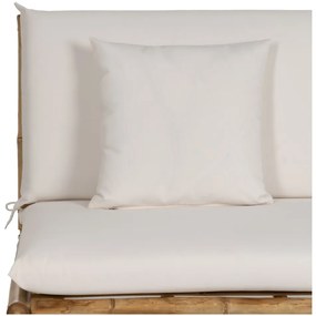 Biała sofa 135 cm Bamboo – Ixia