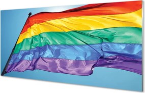 Panel szklany do Kuchni Barwna Flaga