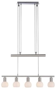 Leuchten Direkt 11939-55 - Żyrandol na lince BENEDIKT 5xE14/40W/230V