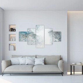 Obraz - Niebieski marmur (125x70 cm)