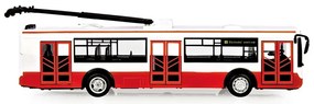Trolejbus Rappa z dźwiękiem i światłem, 28 cm