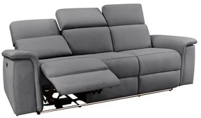 Szara skórzana sofa 211 cm Pareli – Støraa