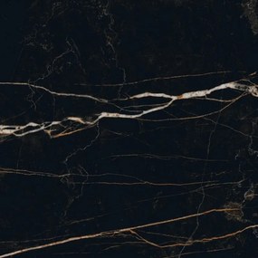 Mexen Flamingo Black gres szkliwiony rekt. G1, płytka podłogowo-ścienna 60 x 60 cm, wysoki połysk - TL215-060-060-00