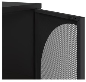 Czarna komoda 160x90 cm Tayra – Marckeric