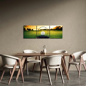 Obraz - Golf (z zegarem) (90x30 cm)
