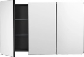 Apteczka, SucceBuy Apteczka, 65 x 102 cm, do Łazienki z Lustrem, Regulowanymi Półkami, Opcjami do Zabudowy i Montażu Ściennego