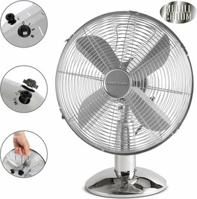 ProfiCare VL 3062 metalowy wentylator stołowy, 25 cm