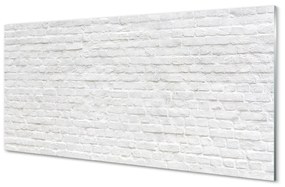 Szklany Panel Cegła mur vintage