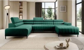 Narożnik CALDO XL Lewostronny z funkcją spania wolnostojąca w tkaninie RUN AGAIN 36 WERSAL