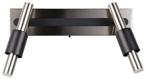 Lampa punktowa LED w czarno-srebrnym kolorze 20,5x42 cm Ikaris – Trio Select
