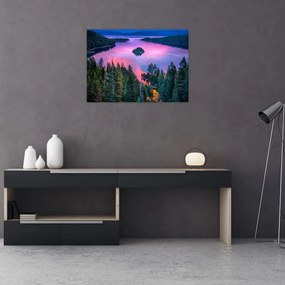 Obraz na szkle - Jezioro Tahoe, Sierra Nevada, Kalifornia, USA (70x50 cm)