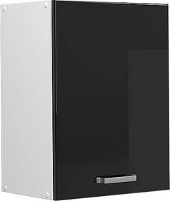 Szafka ścienna czarny wysoki połysk 45x31x60 r-line