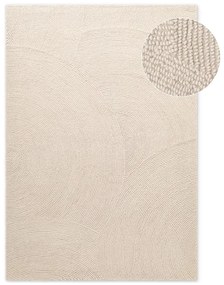 Wełniany dywan tkany ręcznie w jasnym naturalnym kolorze 120x180 cm Eleni Natural White – Hanse Home