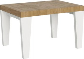 Stół rozkładany 90x130/234 cm Spimbo Mix Nature Dąb Blat - Nogi jesion biały