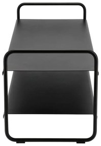 Czarny stalowy regał na buty 33x33x80 cm A-Shoe – Zone