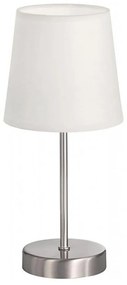 Wofi 832401060000 - Lampa stołowa CESENA 1xE14/42W/230V biała