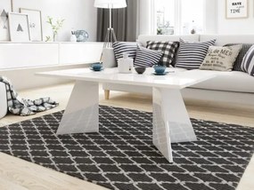 Ława pokojowa w wysokim połysku Viola 100x60 biały