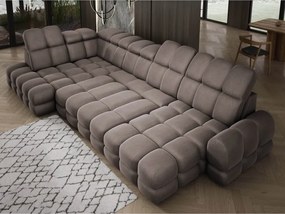 Narożnik TOLLO XL Lewostronny Elektryczna regulacja Tkanina SOLAR 28 WERSAL