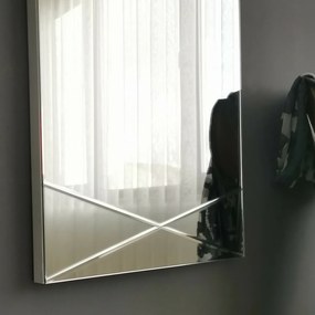 Lustro Silver 35 x 105 cm