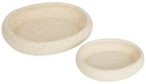 Ceramiczne patery dekoracyjne WONJA, 2 sztuki