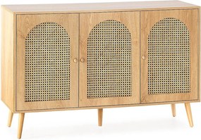 Bufet kolumnowy Luna 3-drzwiowy kolor Dąb