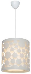 Biała lampa sufitowa 76x23.5 cm – Squid Lighting