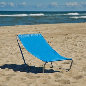 Leżak plażowy Caldo niebieski PATIO