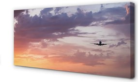 Obraz canvas na ścianę Lot wśród Nocnych Chmur