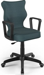 Ergonomiczne krzesło do biurka Norm Black rozmiar 5 (146-176,5 cm)